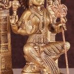 Goddess Rajarajeshwari Lalita Devi Brass Idol | 10" Sacred Art | 2.67kg Divine Masterpiece | Supreme Mother Grace | Jaipurio